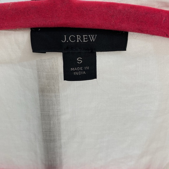 J.Crew White Ruffled blouse - Picture 6 of 6
